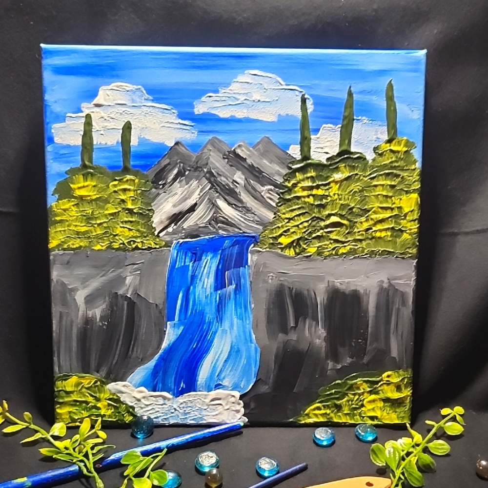 Flowing Waterfall